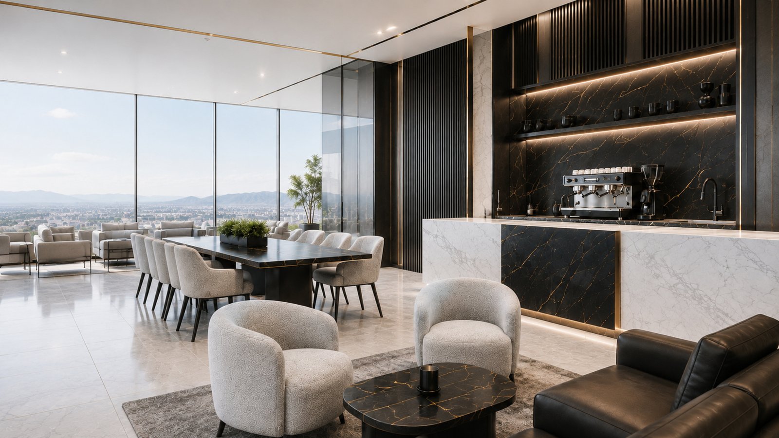 Café y lounge ejecutivo